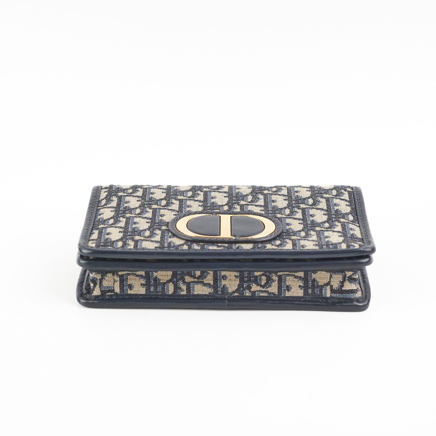 Christian Dior 2 n 1 Oblique Pouch Blue