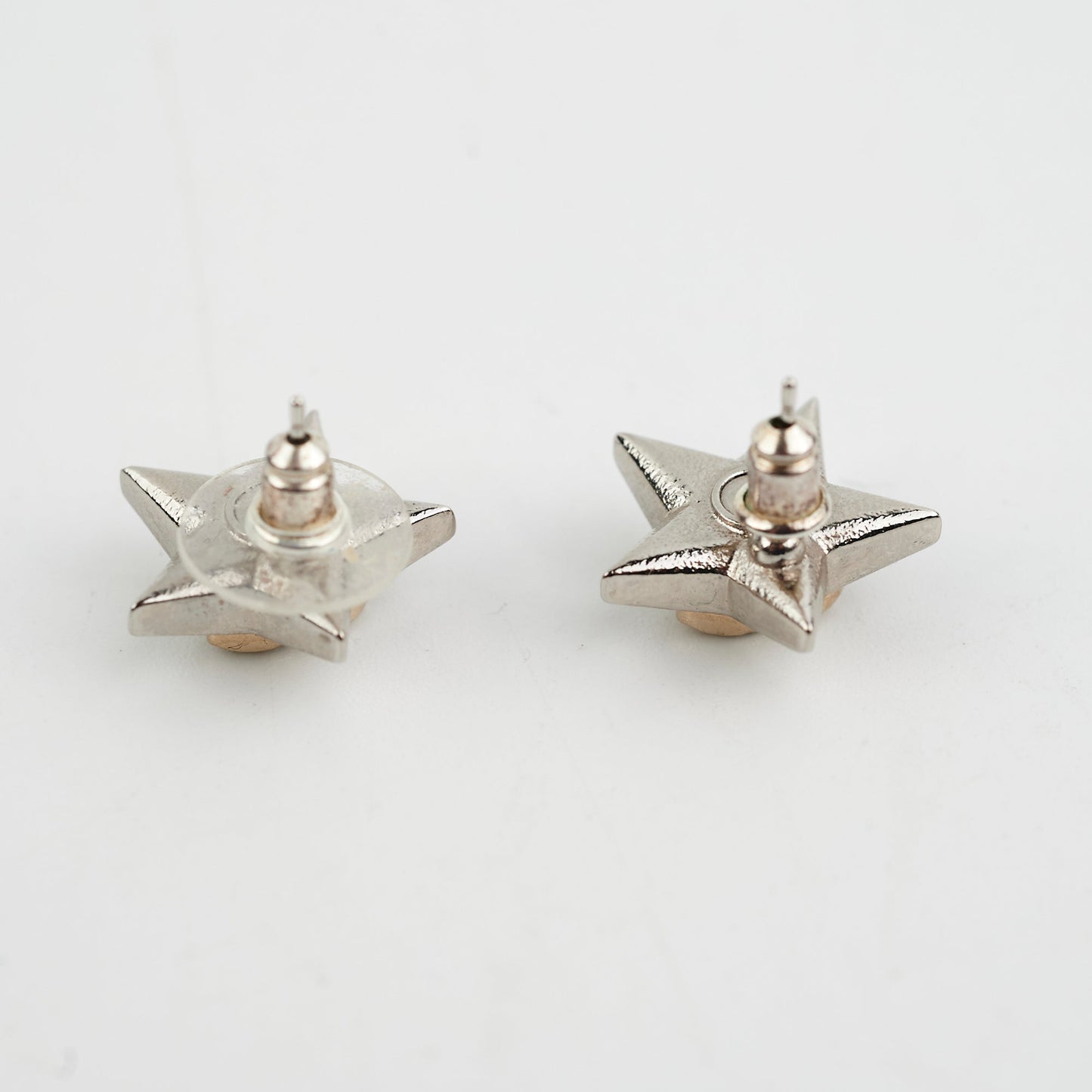 Chanel Star CC Logo Stud Earrings Costume Jewellery