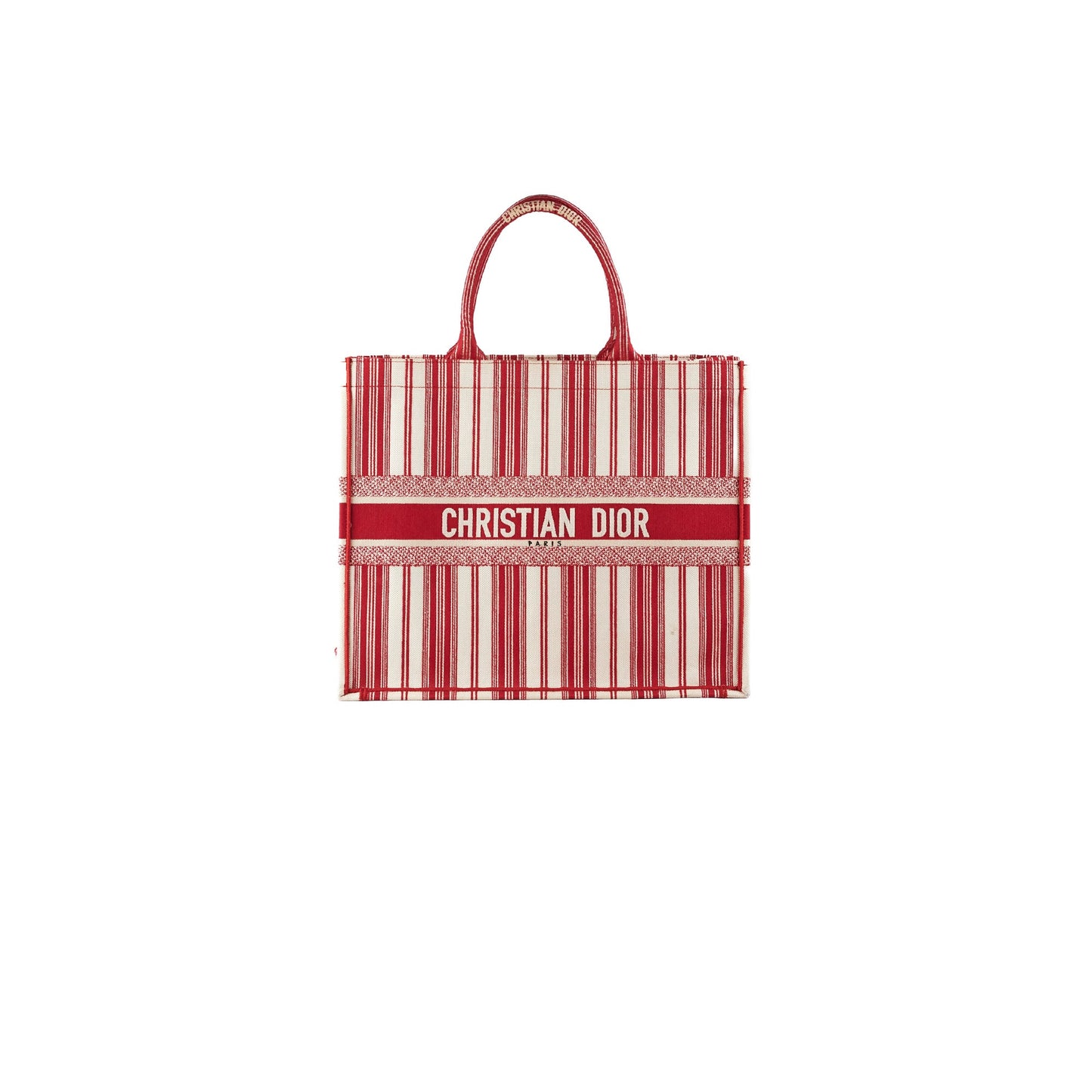 Christian Dior Large Book Tote Red