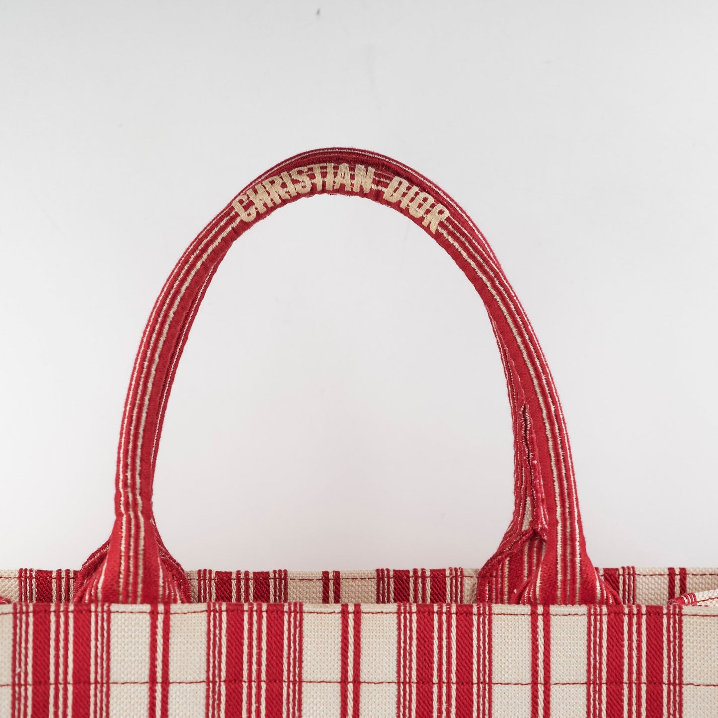 Christian Dior Large Book Tote Red