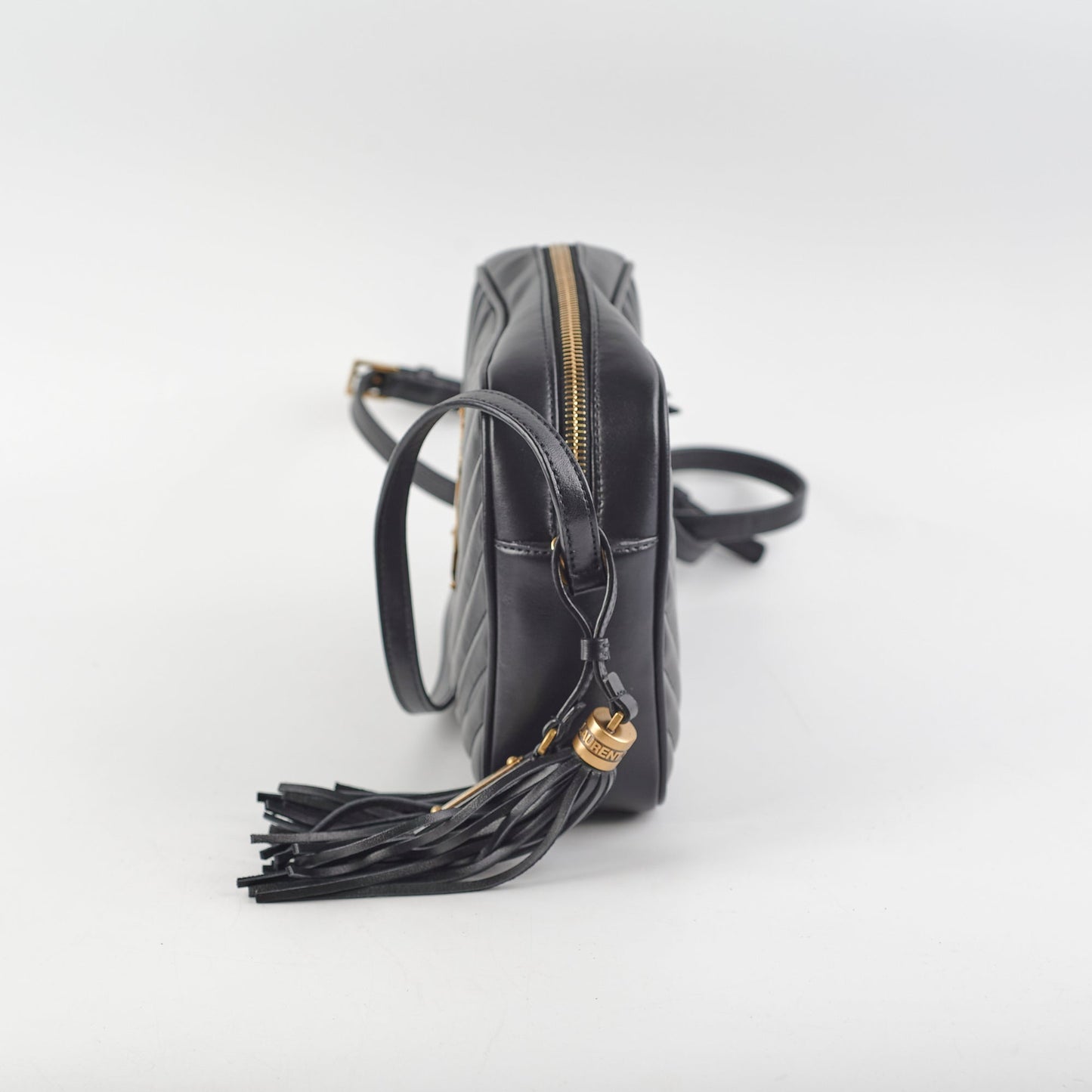 Saint Laurent Lou Camera Crossbody Bag Black