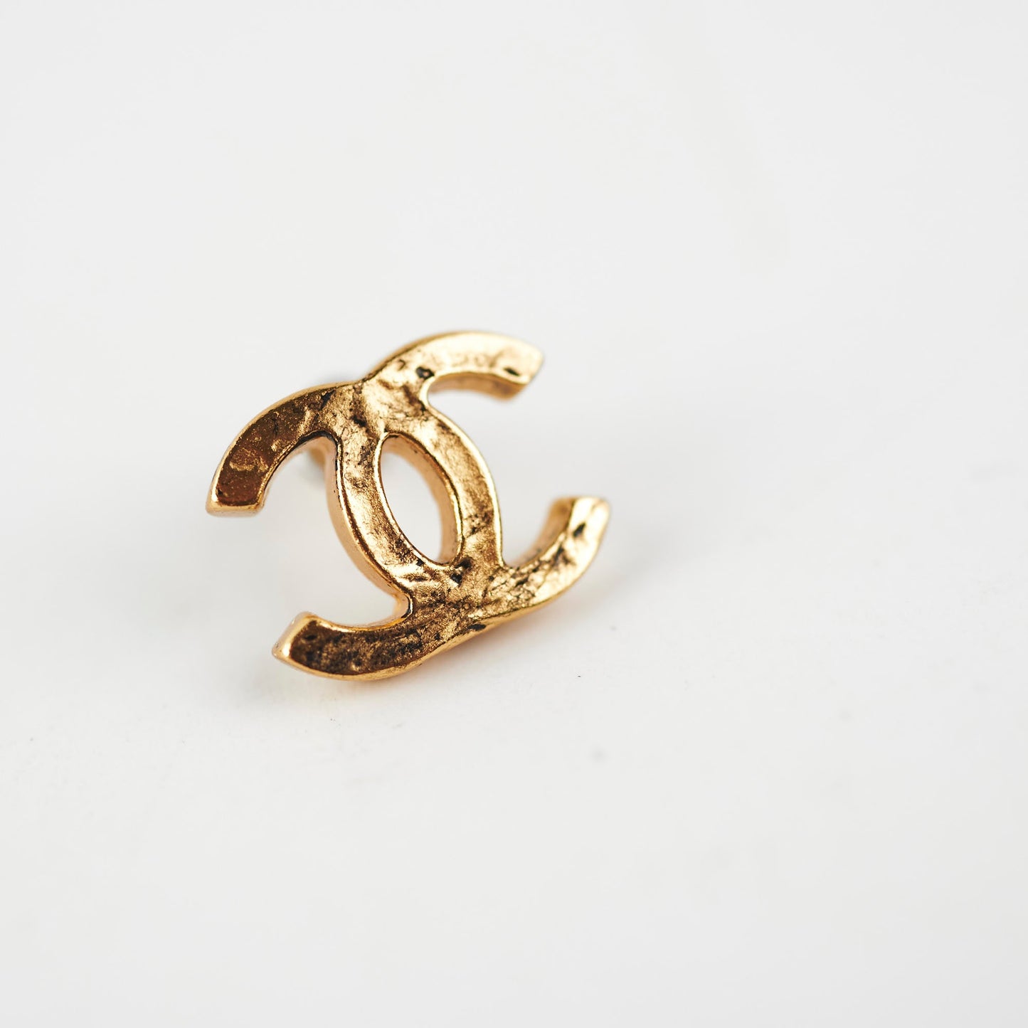 Chanel Mini CC Gold Earrings