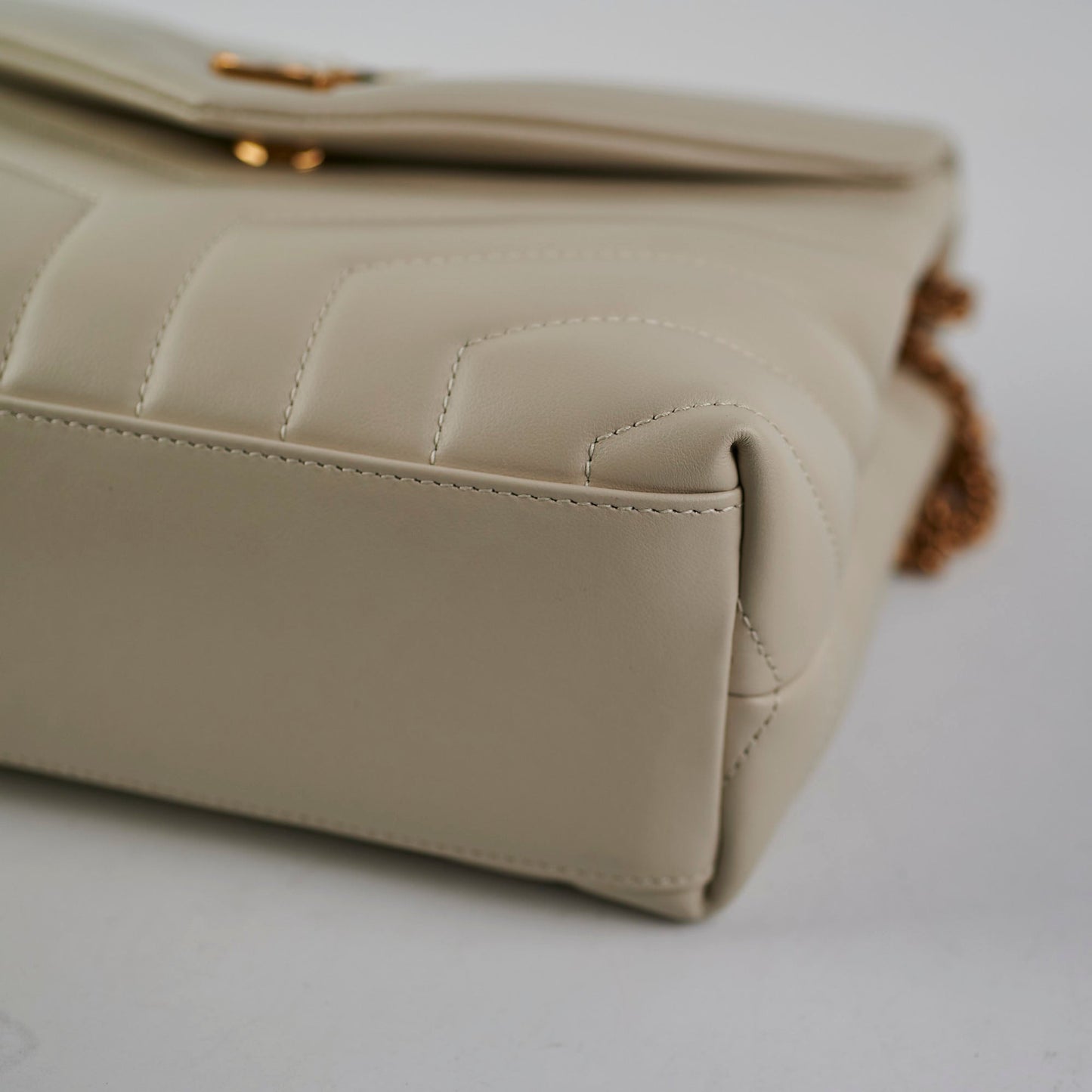 Saint Laurent Small Lou Lou Cream