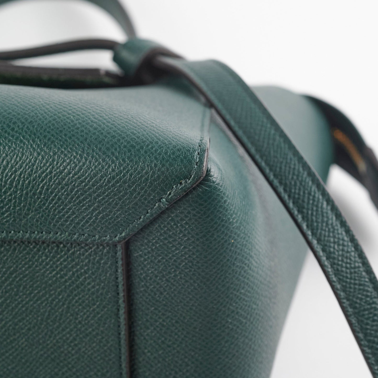 Celine Micro Dark Green Belt Bag
