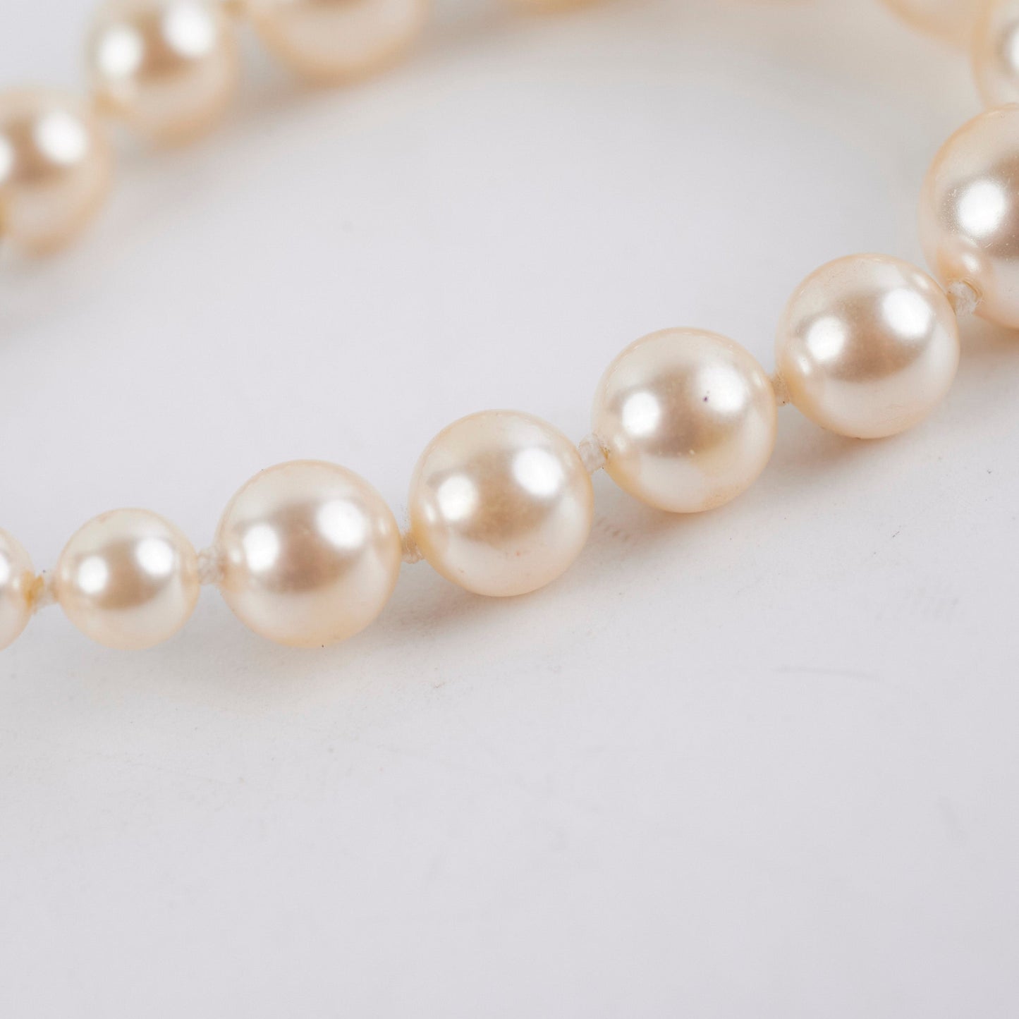 Chanel CC Logo Pearl Bracelet