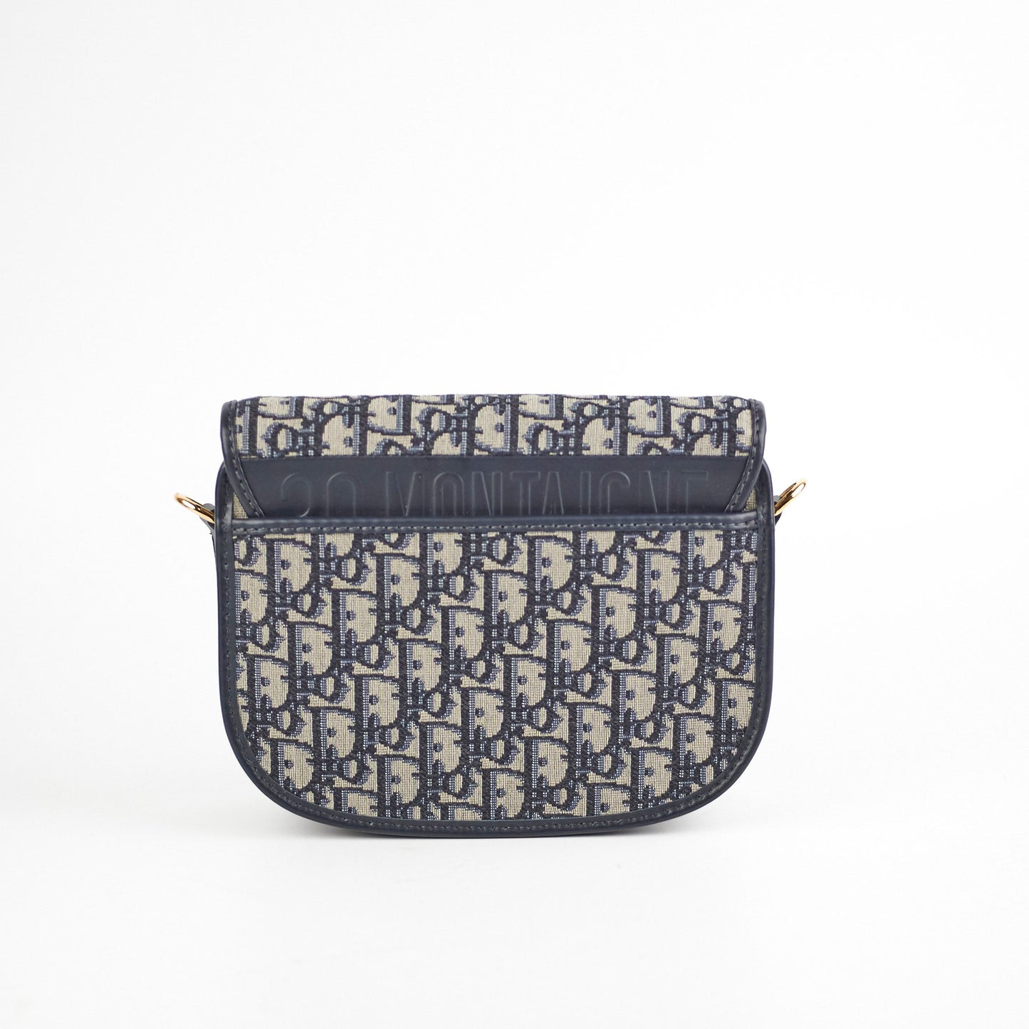 Christian Dior Medium Bobby Navy Oblique