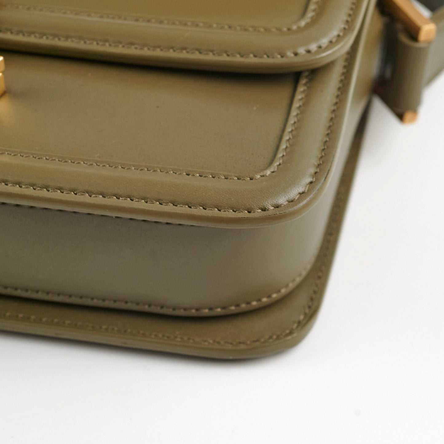 Saint Laurent Solferino Small Satchel Crossbody Olive Khaki