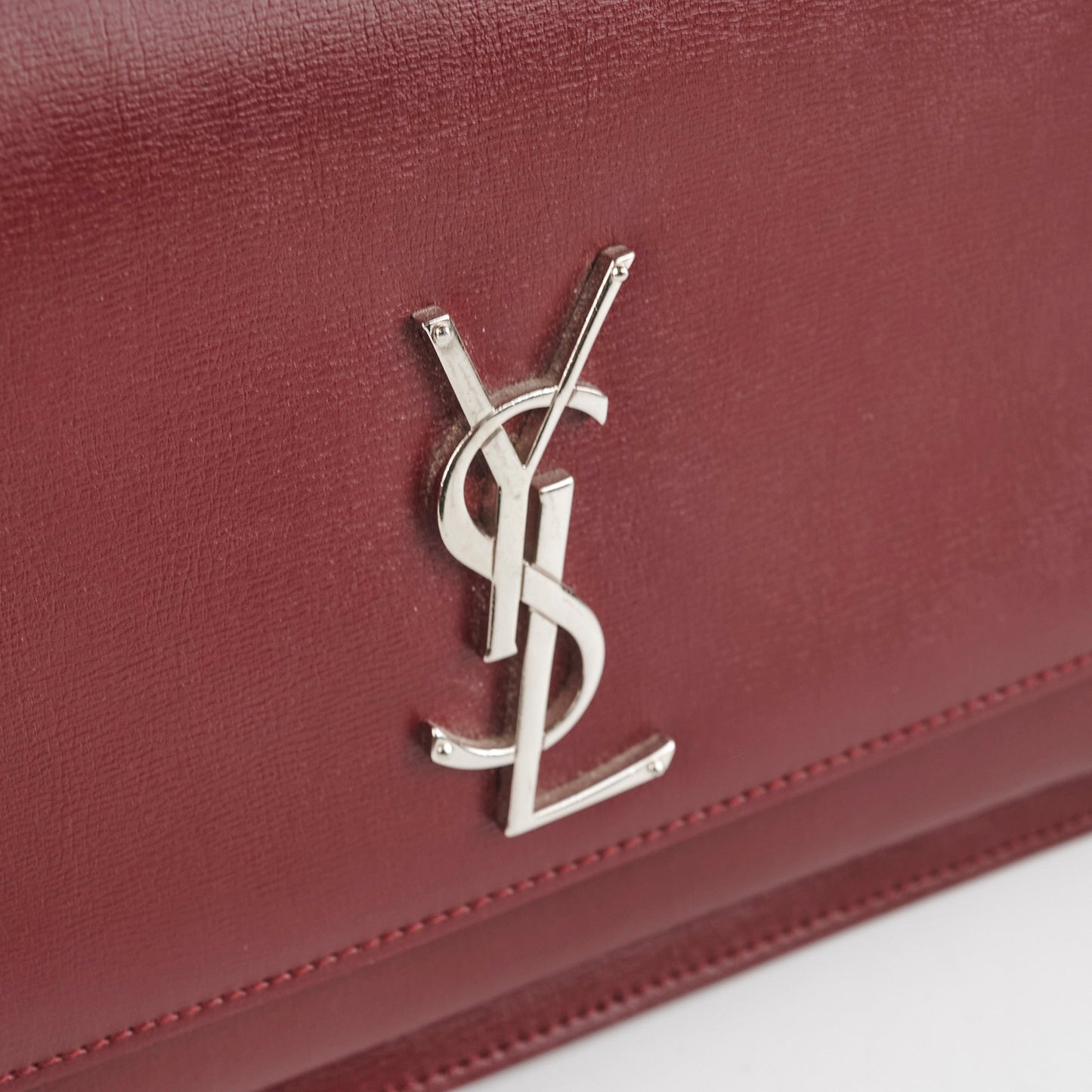 Saint Laurent Sunset Medium Burgundy