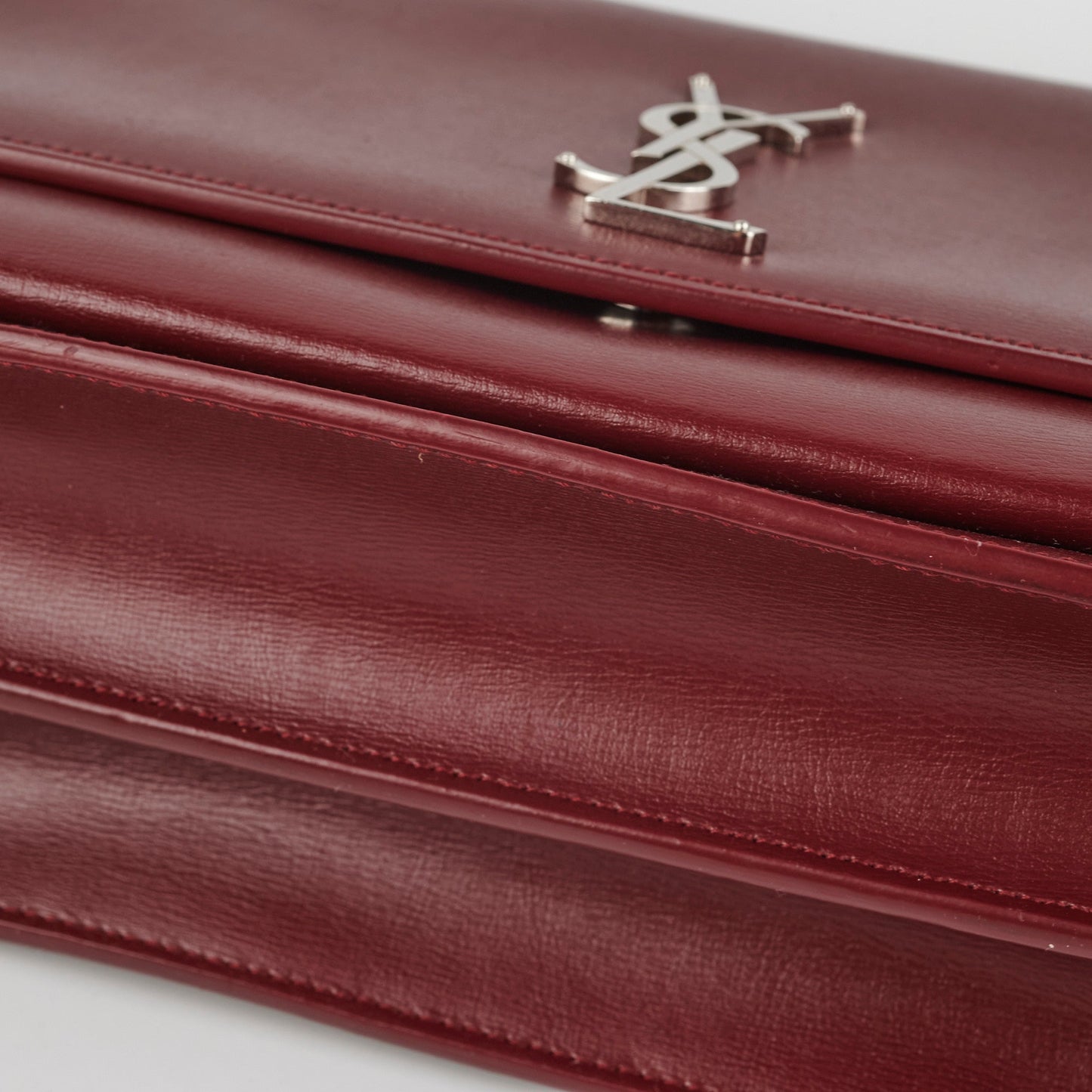 Saint Laurent Sunset Medium Burgundy