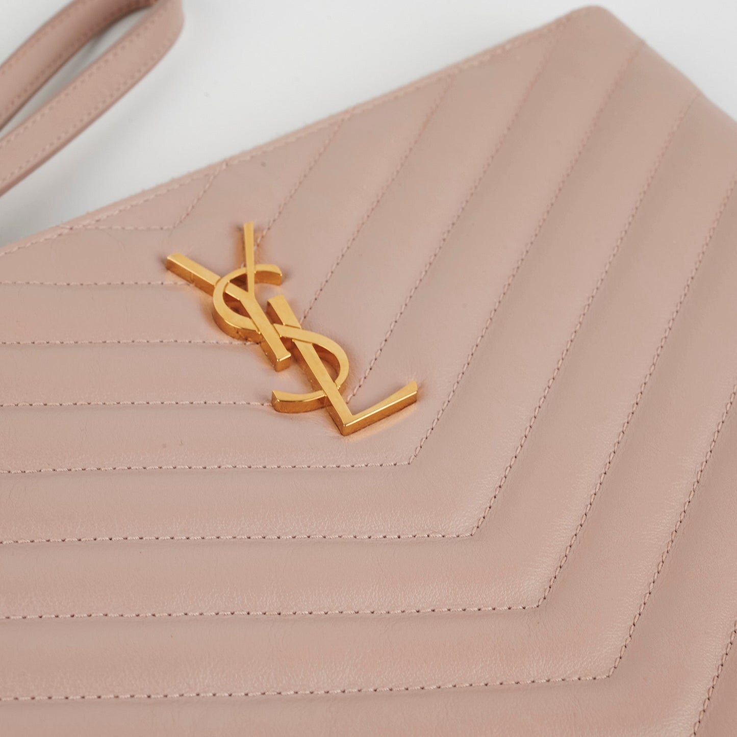 Saint Laurent Pink Cassandre Pouch