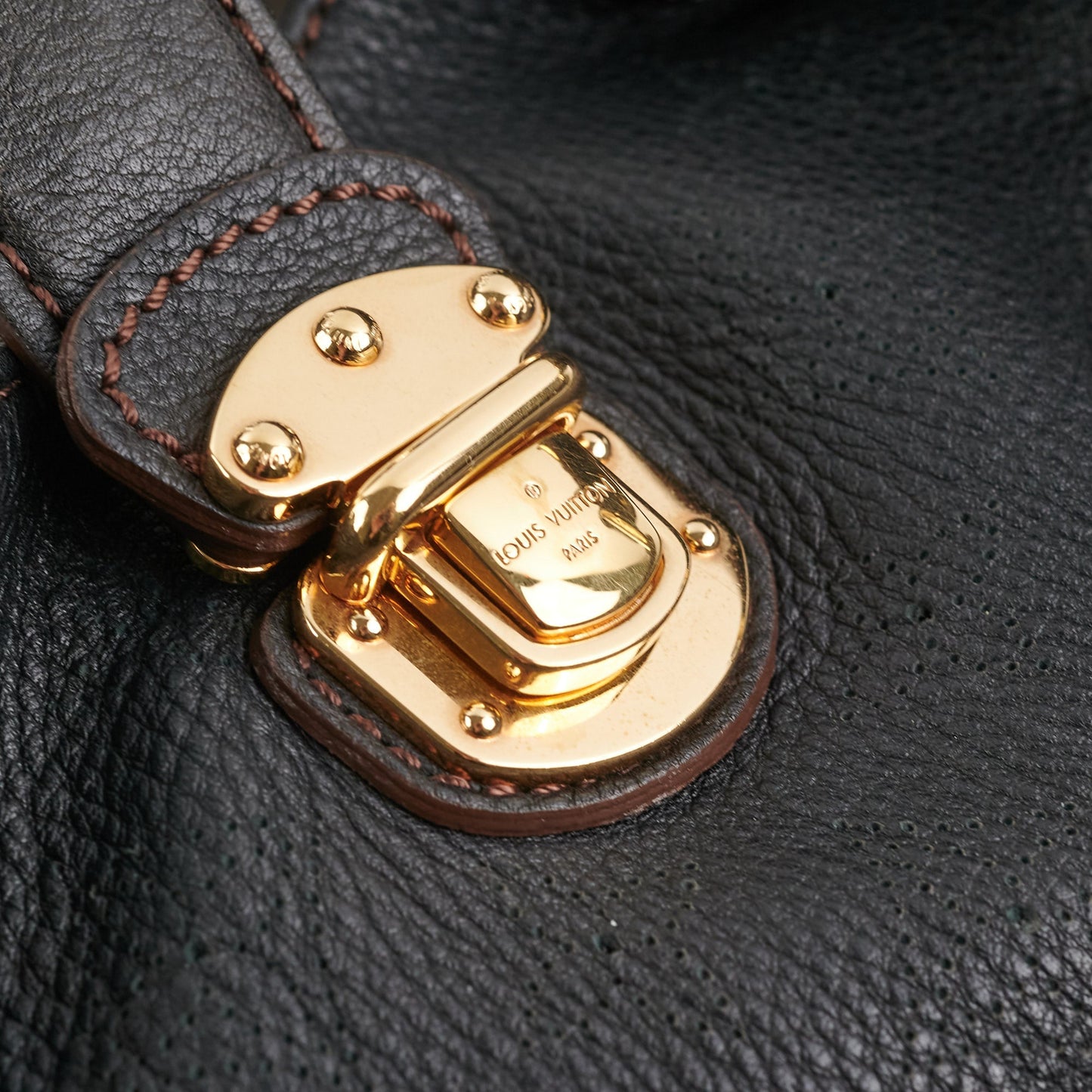 Louis Vuitton Mahina XL Monogram Black Shoulder Bag