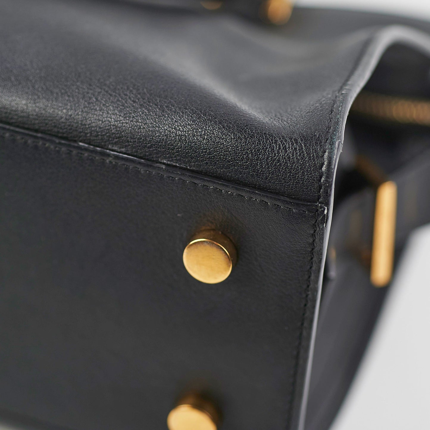 Saint Laurent Toy Cabas Black Shoulder Bag