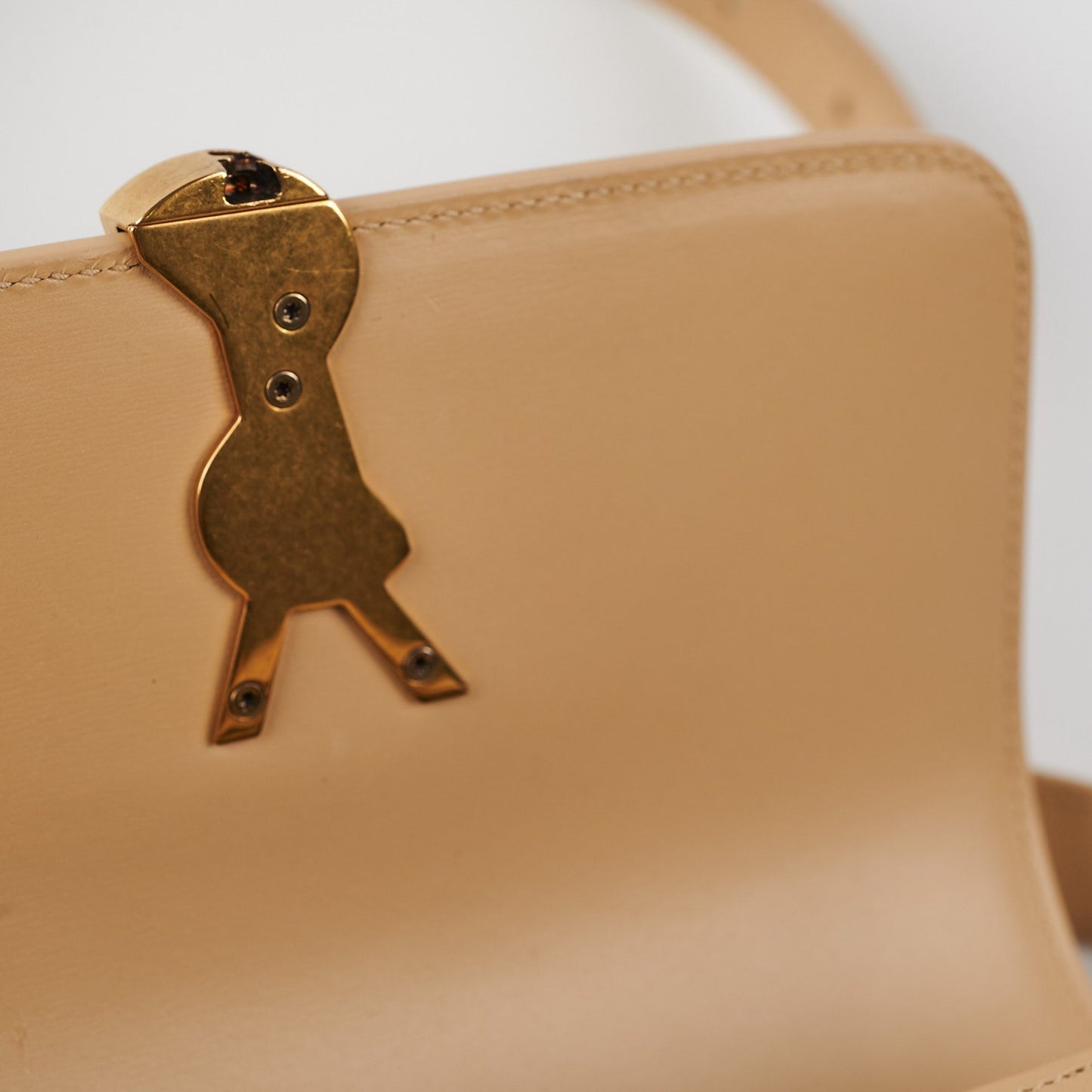 Saint Laurent Solferino Small Beige
