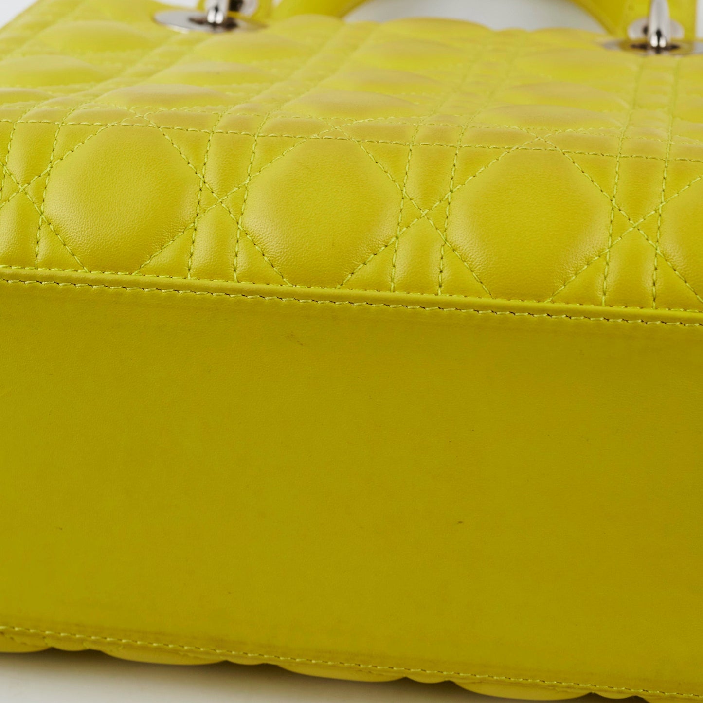 Christian Dior Lady Dior Medium Yellow