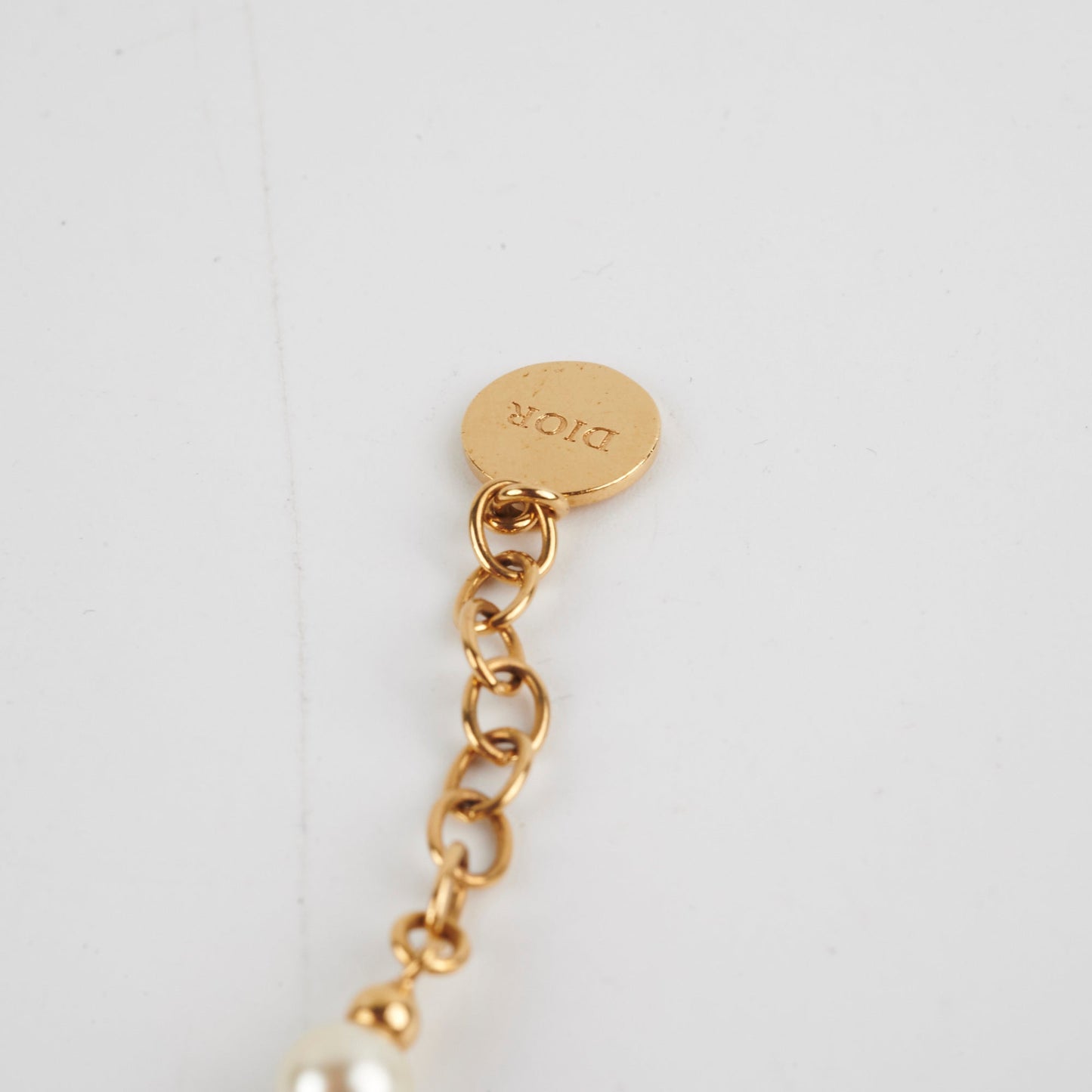 Christian Dior CD Pearl Bracelet Costume Jewellery