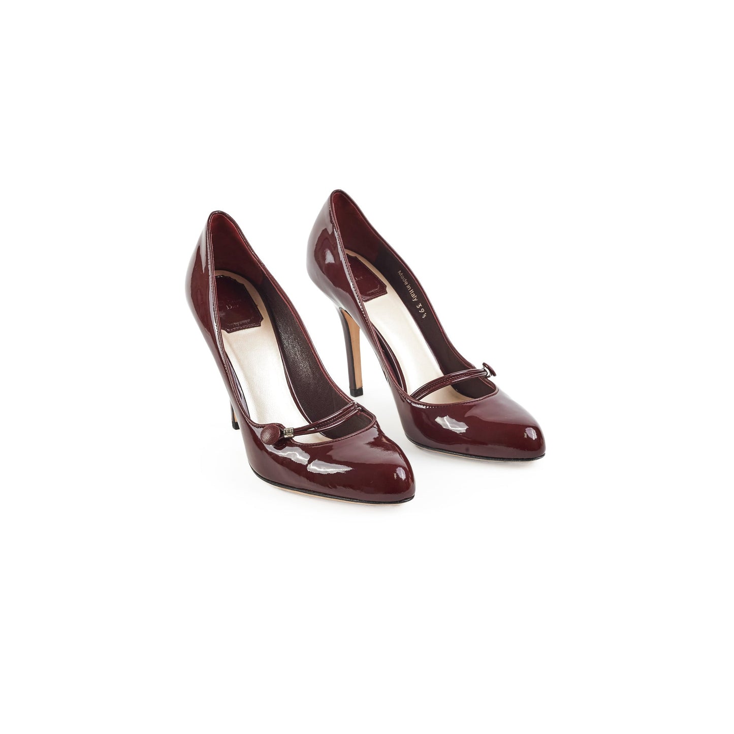 Christian Dior Burgundy Heels Size 39.5