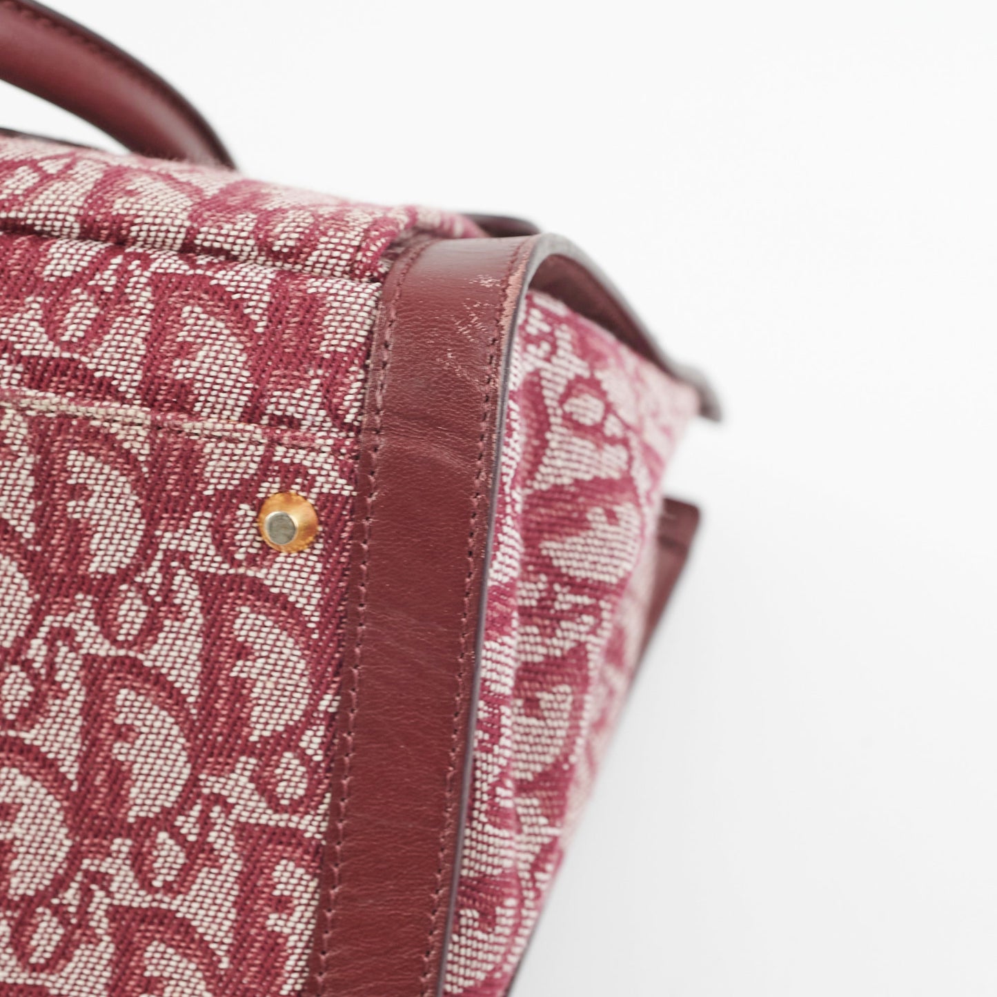 Christian Dior Trotter Tote Bag Bordeaux