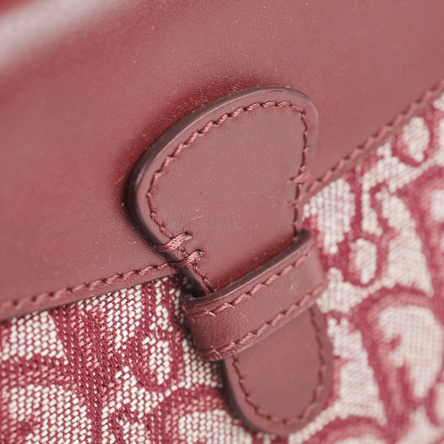 Christian Dior Trotter Tote Bag Bordeaux