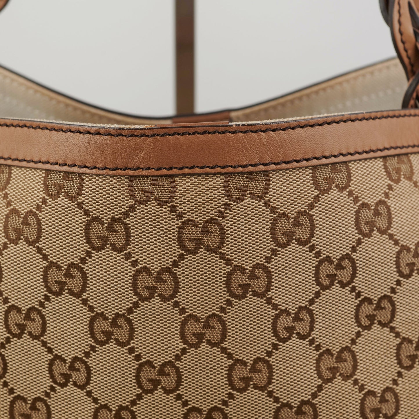 Gucci Craft Monogram Tote Bag