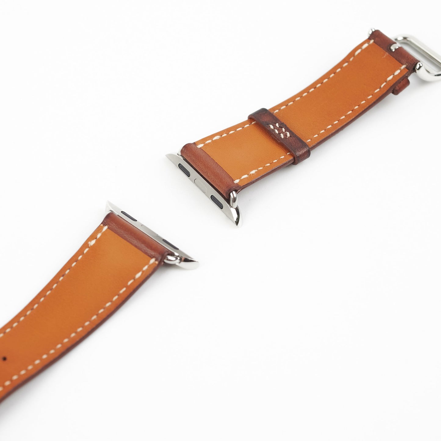 Hermes Fauve Barenia Apple Watch Strap 40mm (Y stamp)
