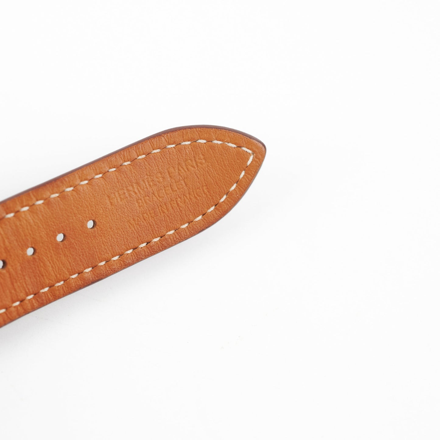 Hermes Fauve Barenia Apple Watch Strap 40mm (Y stamp)