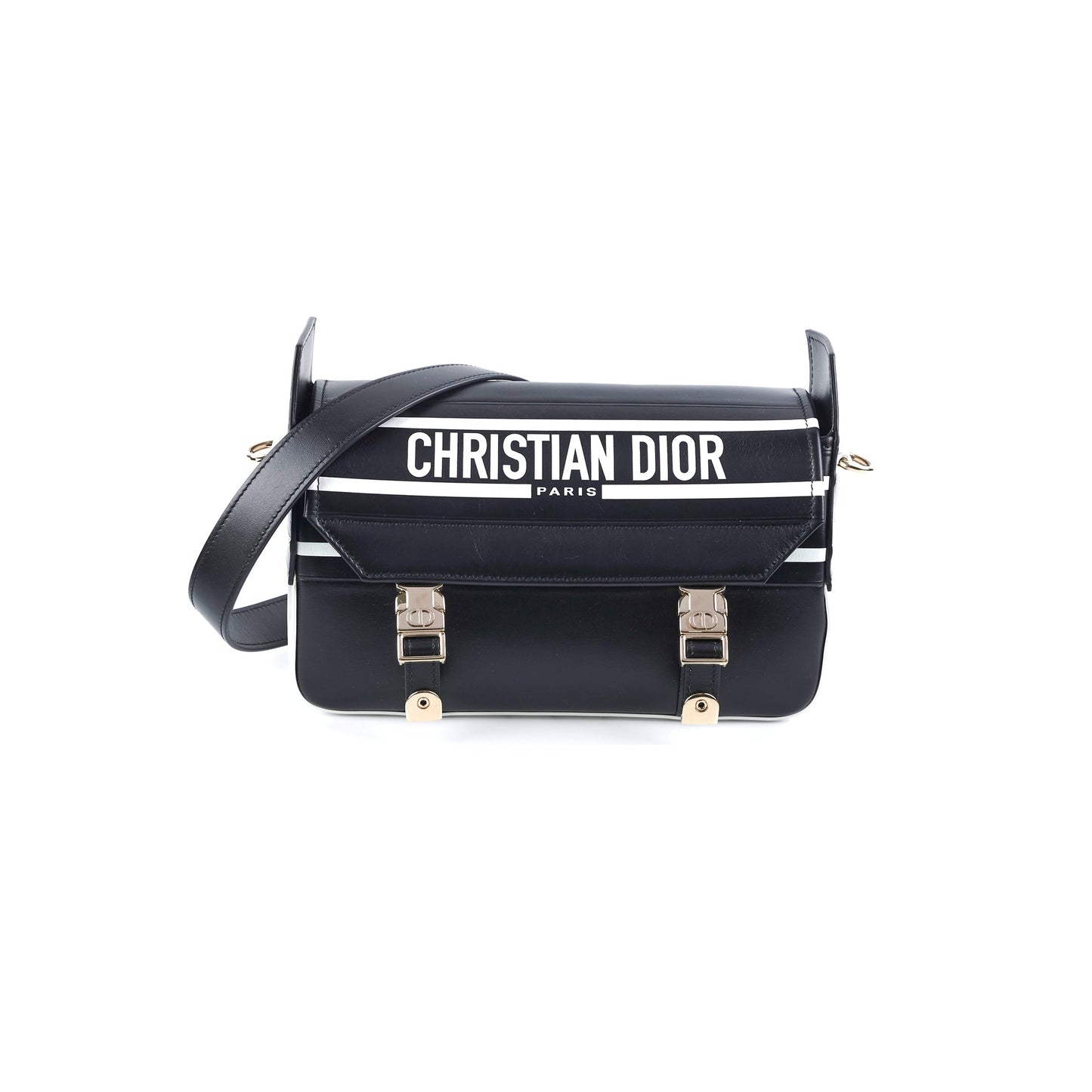Christian Dior Camp Bag Black And White