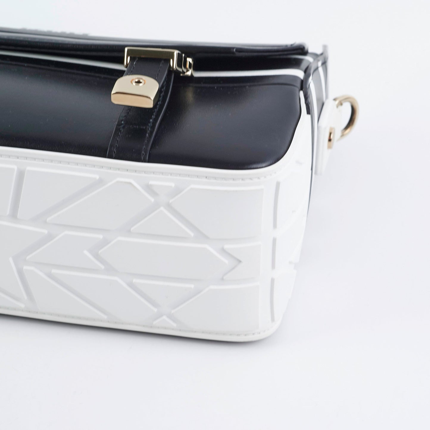 Christian Dior Camp Bag Black And White