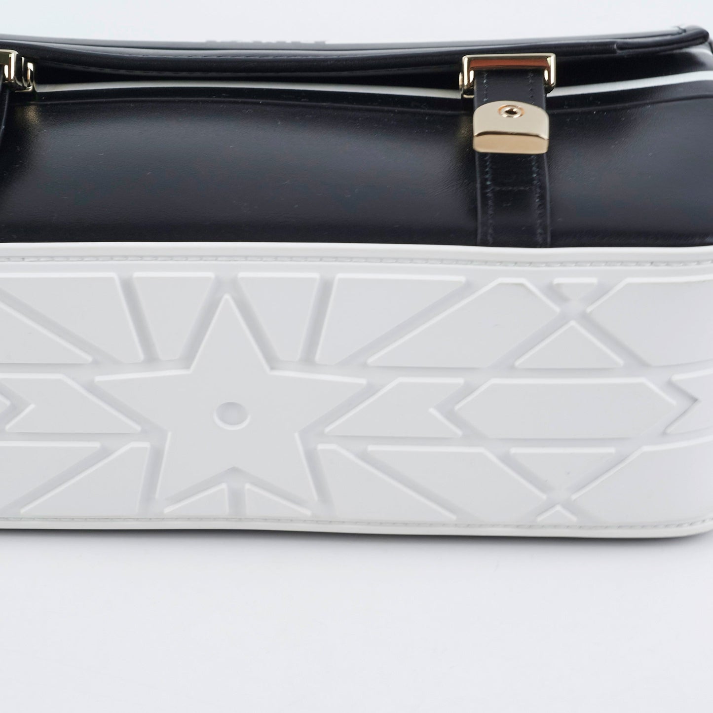 Christian Dior Camp Bag Black And White