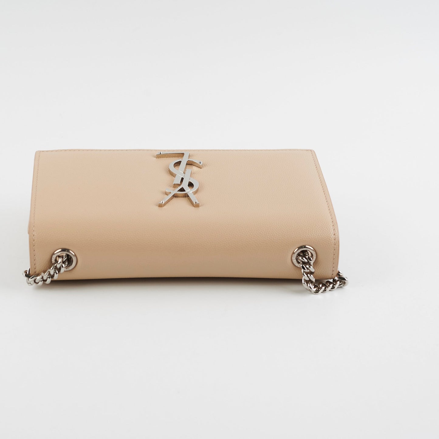Saint Laurent Small Kate Beige Chain Bag