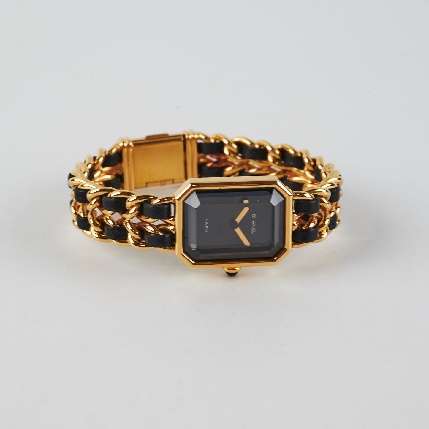 Chanel Premier Large Black/ Gold Watch