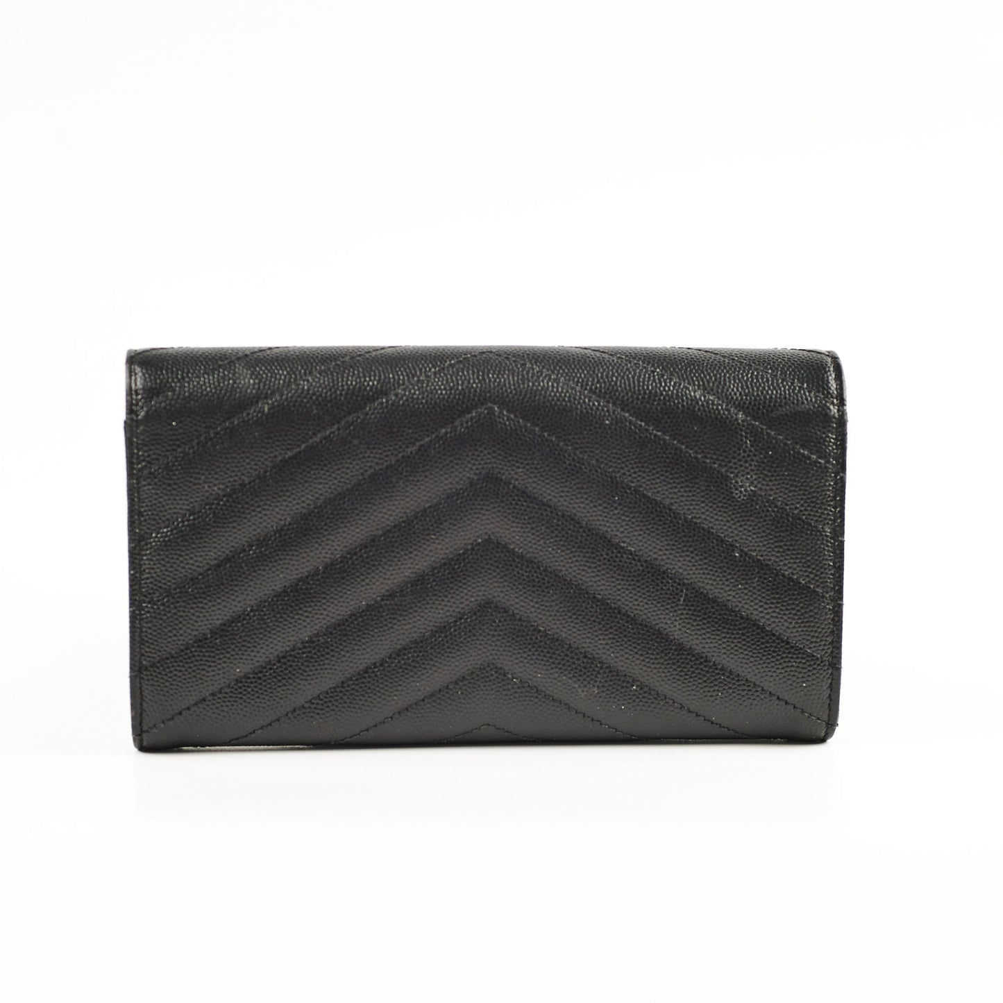 Saint Laurent Cassandre Matelasse Black Wallet