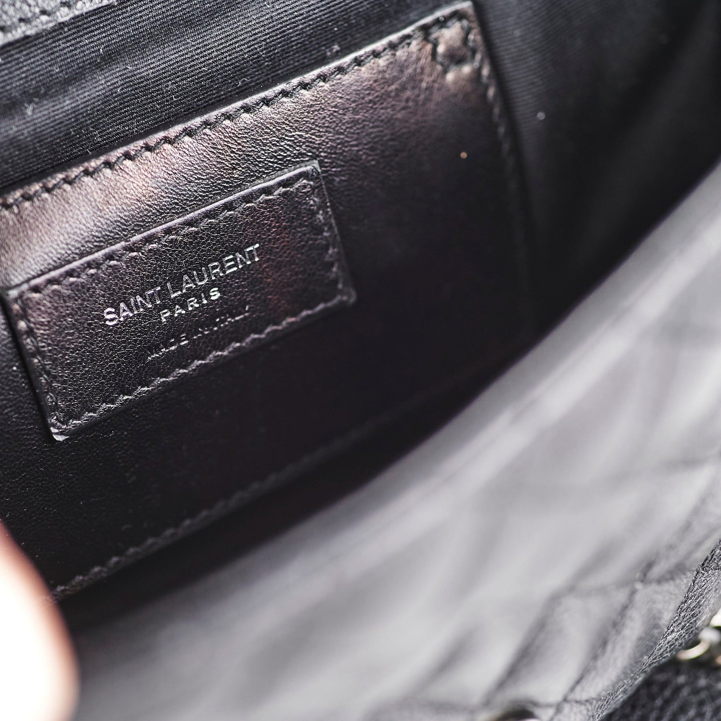 Saint Laurent College Small Black