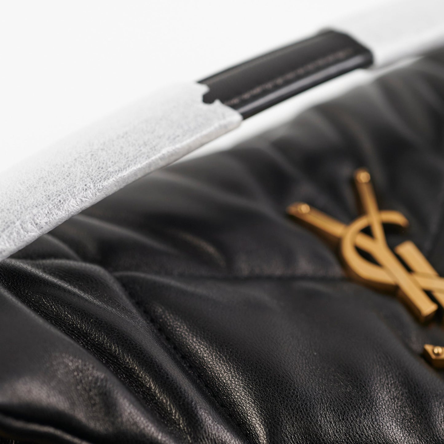 Saint Laurent Puffer Small Black Shoulder Bag