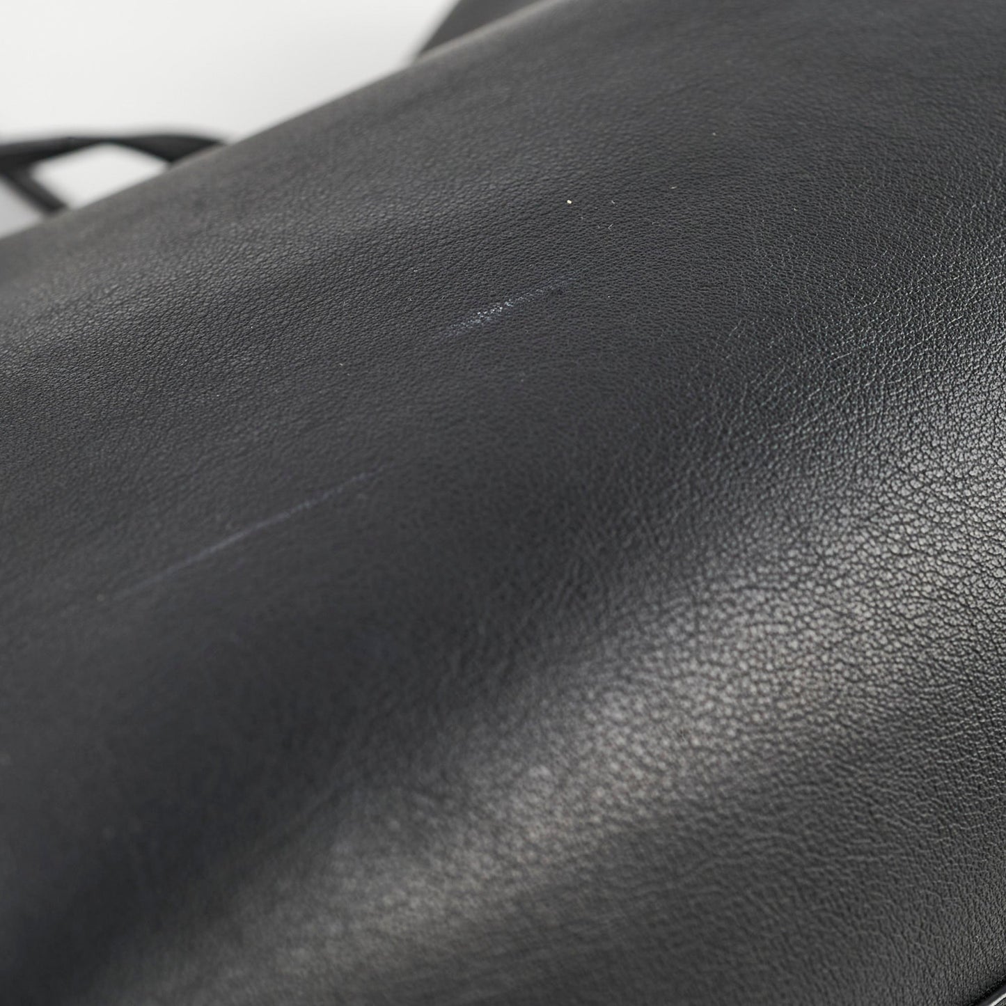 Saint Laurent Black Leather Tote