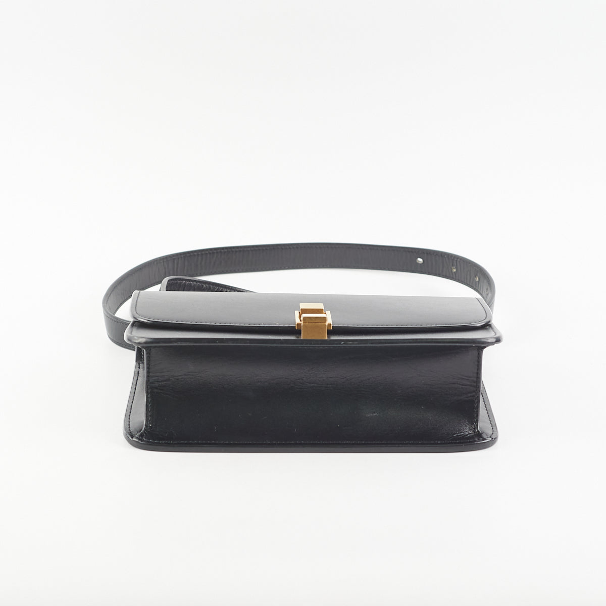 Saint Laurent Le Carre Satchel Box Black