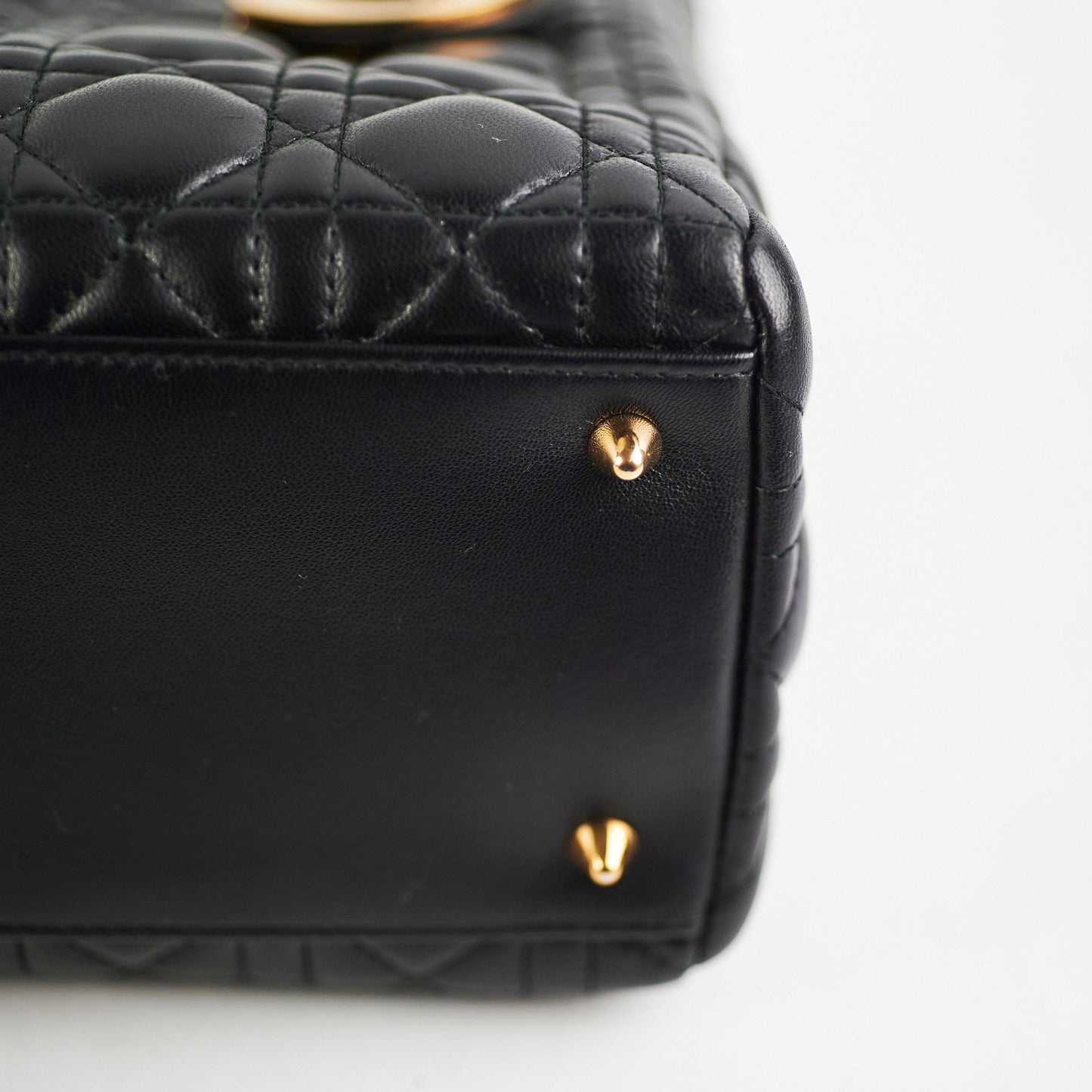 Dior Medium Lady Dior Lambskin Black