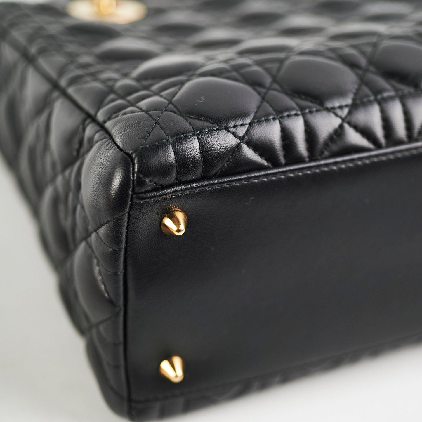 Dior Medium Lady Dior Lambskin Black