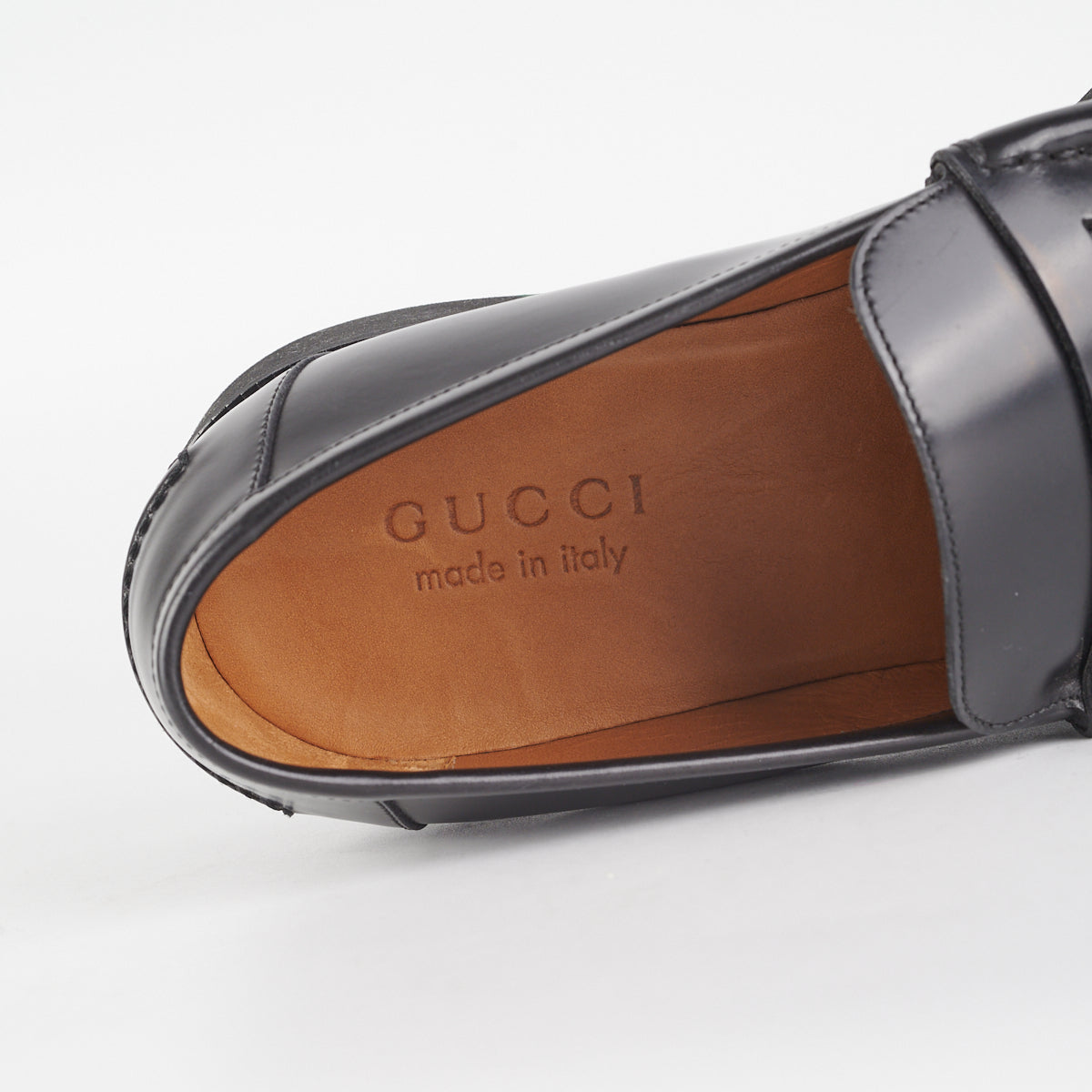 Gucci Loafer Shoes size 5 39 Black