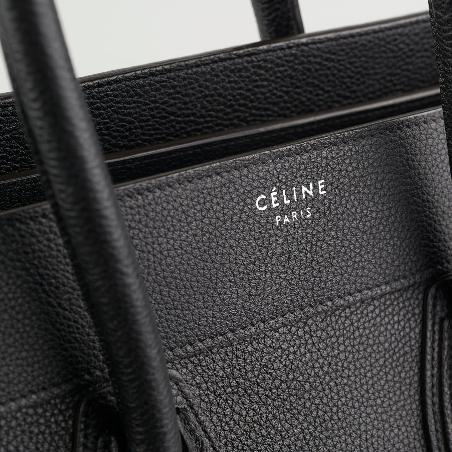 Celine Mini Luggage Calfskin Black