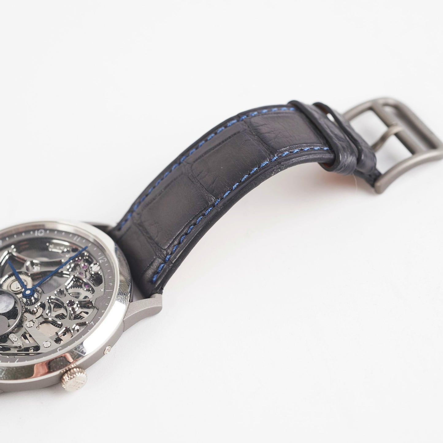 Hermes Slim D'Hermes Watch Squelette Lune 39.5MM Black