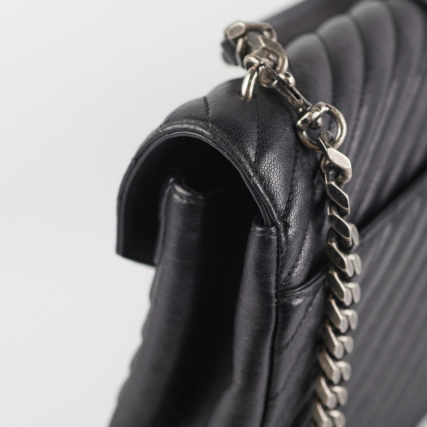 Saint Laurent Large College Bag Black