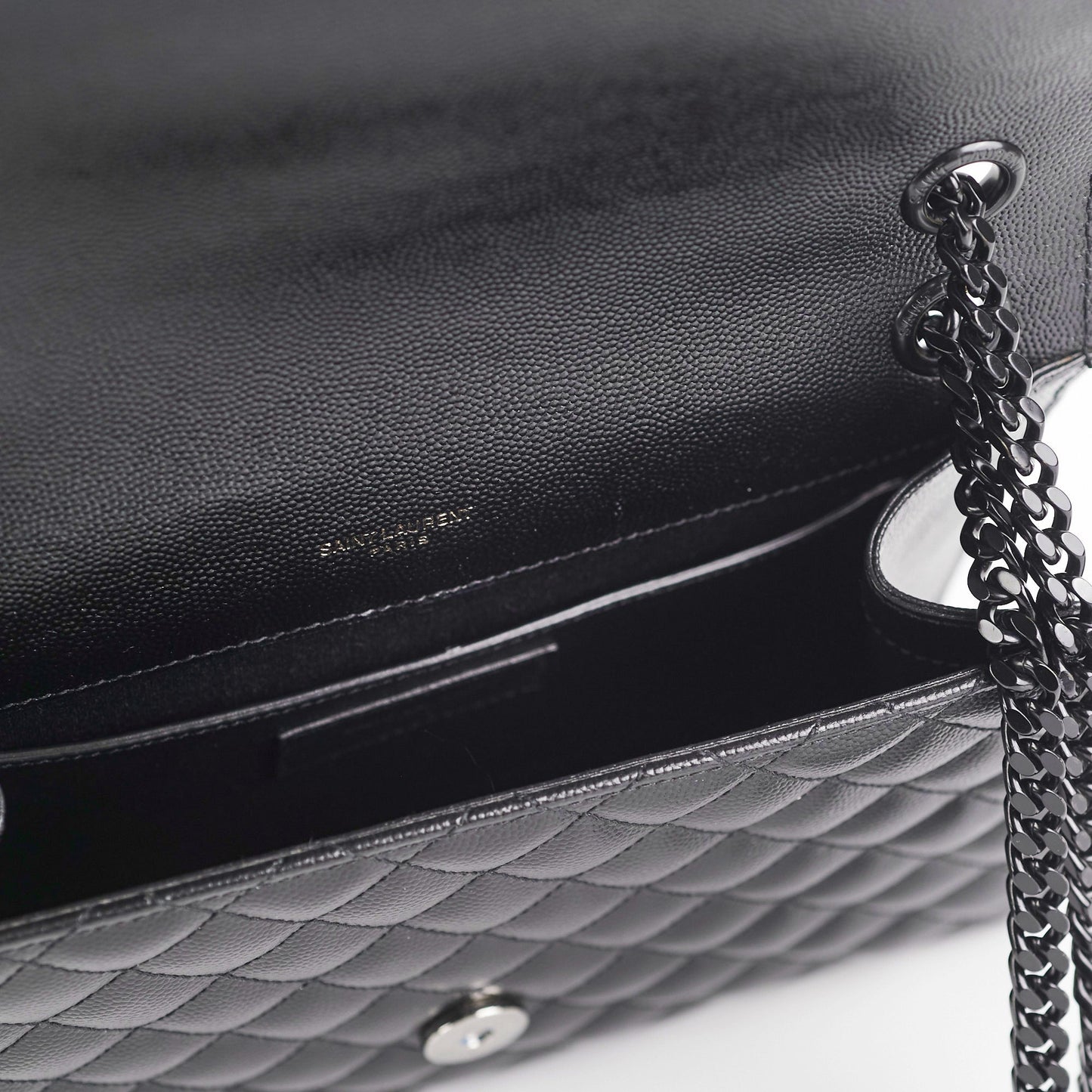 Saint Laurent Medium Envelope Bag Black