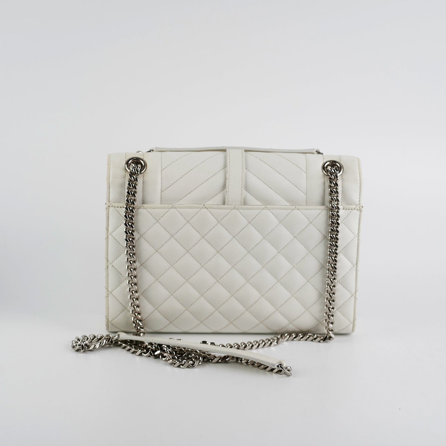 Saint Laurent Medium Envelope White