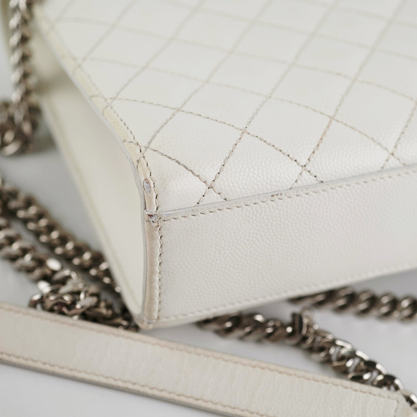 Saint Laurent Medium Envelope White