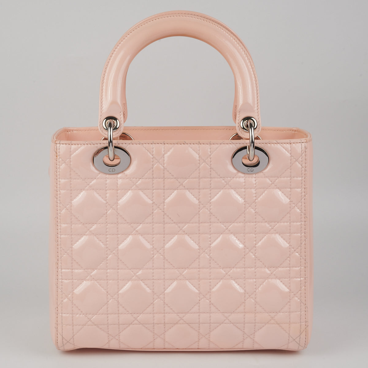 Dior Lady Dior Pink Patent Medium