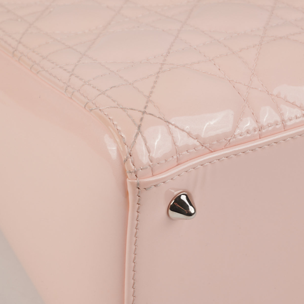 Dior Lady Dior Pink Patent Medium