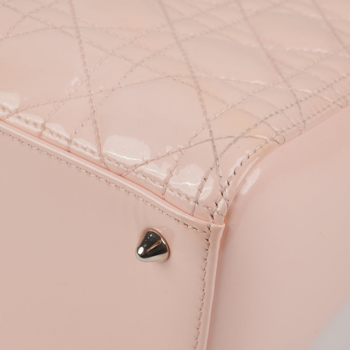 Dior Lady Dior Pink Patent Medium
