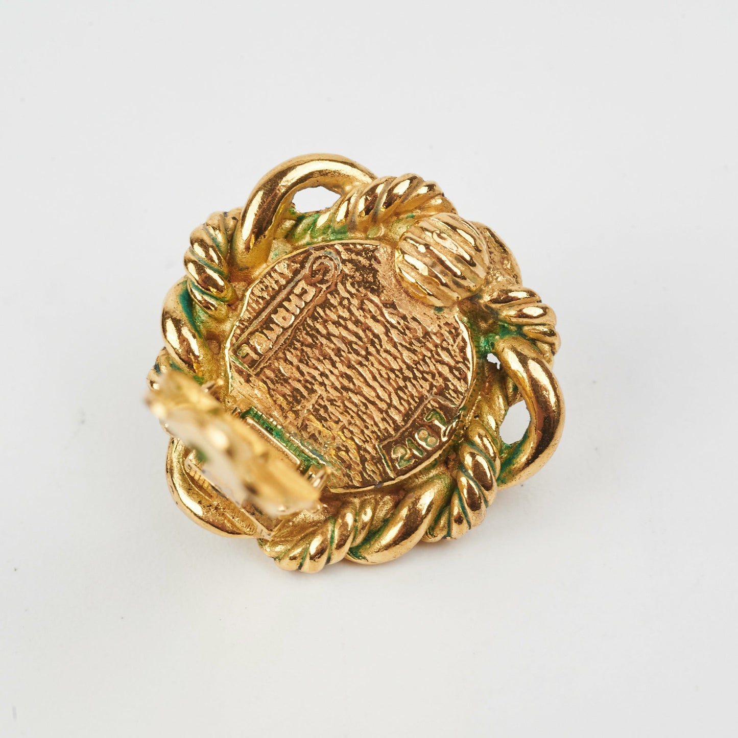 Chanel Vintage Pearl Earring Clasp