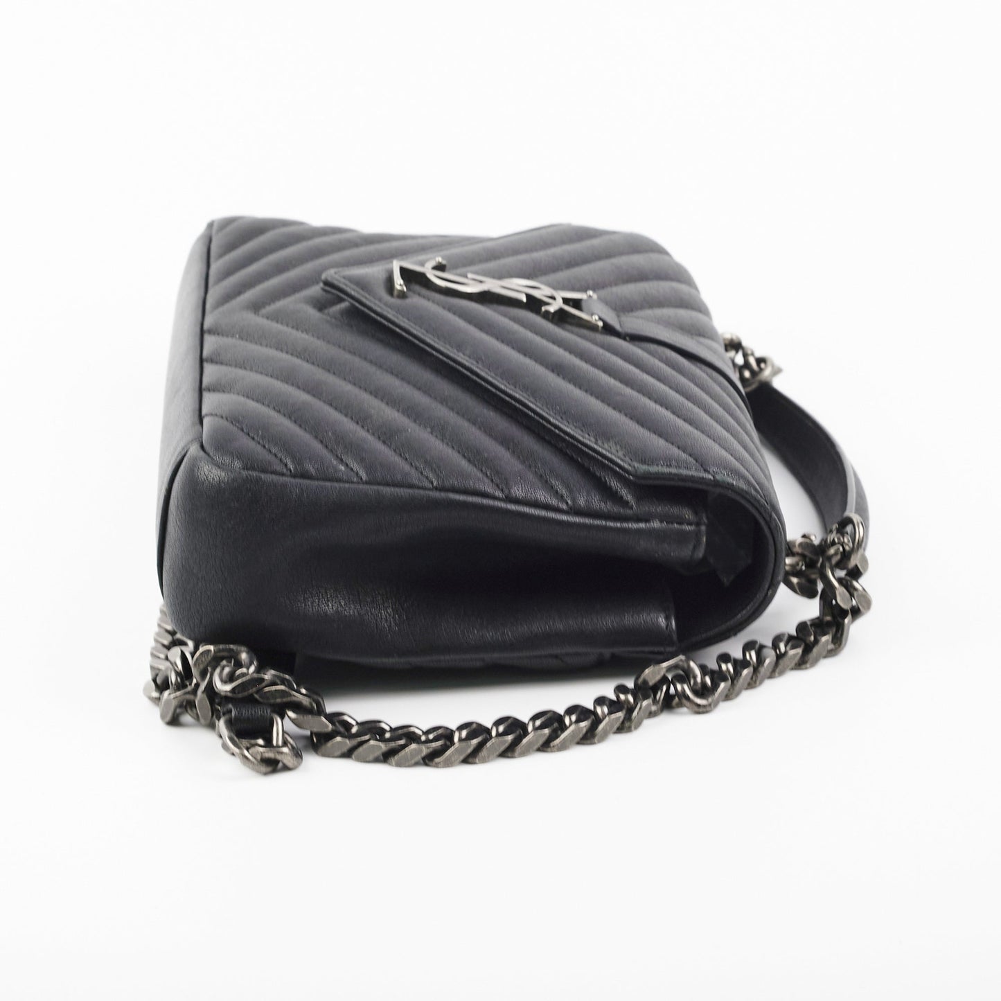 Saint Laurent Medium College Bag Black