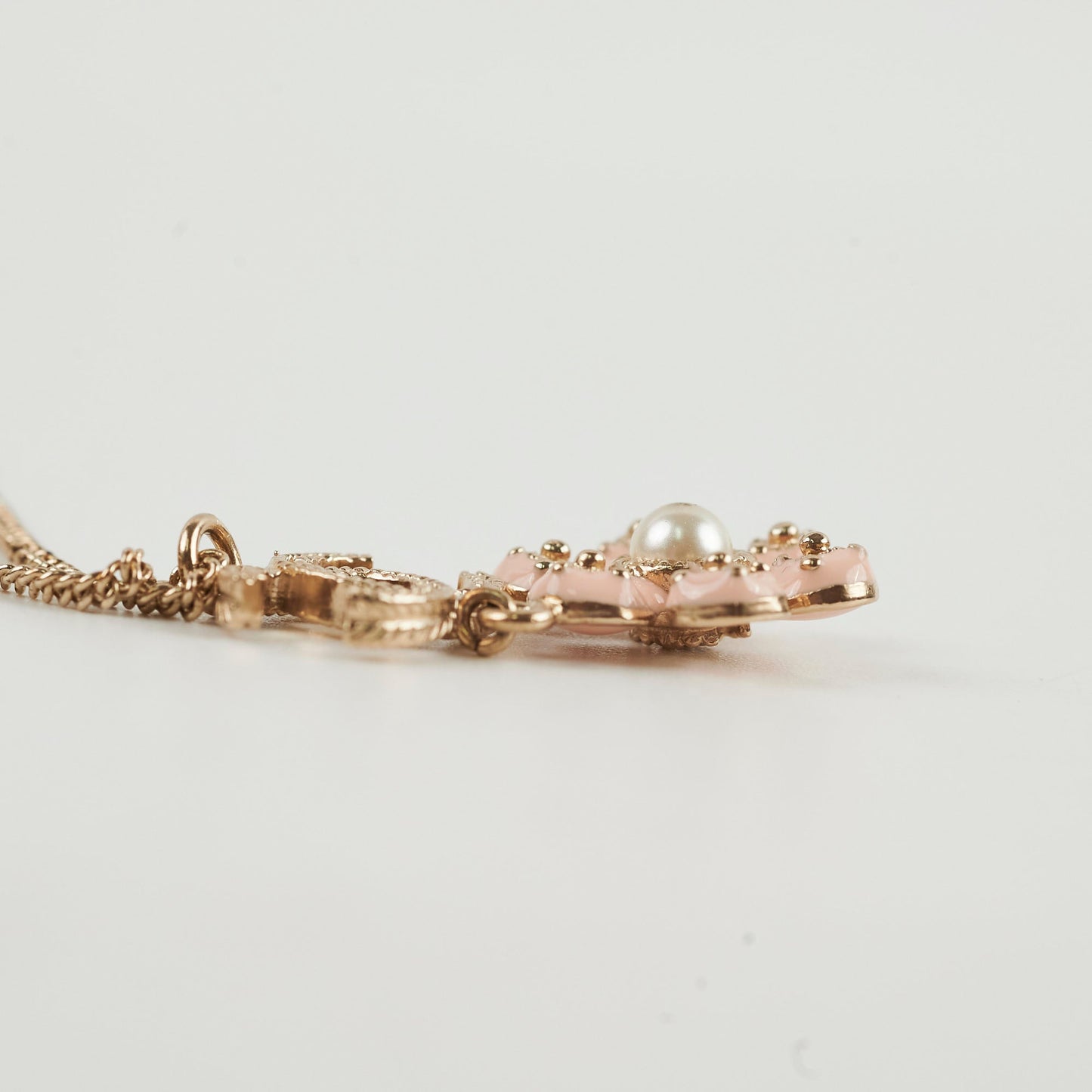 Chanel Drop Flower Necklace Costume Jewellery